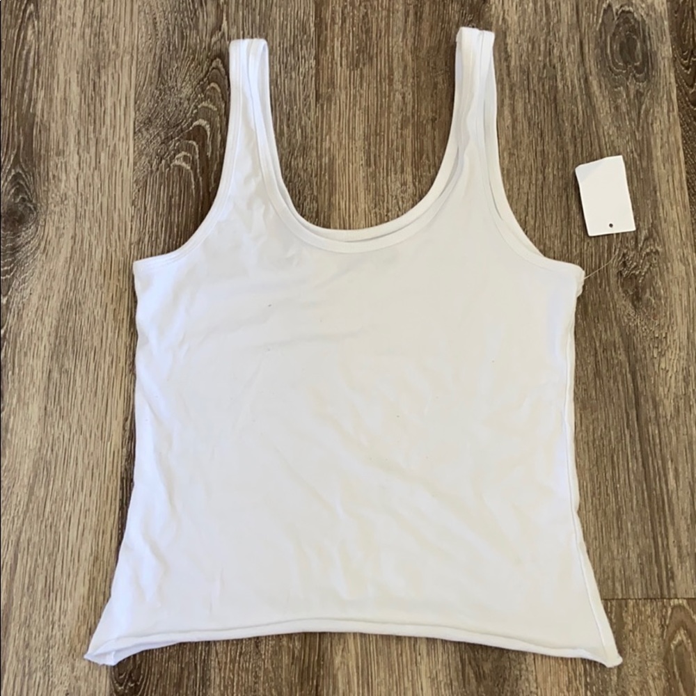 White crop tank